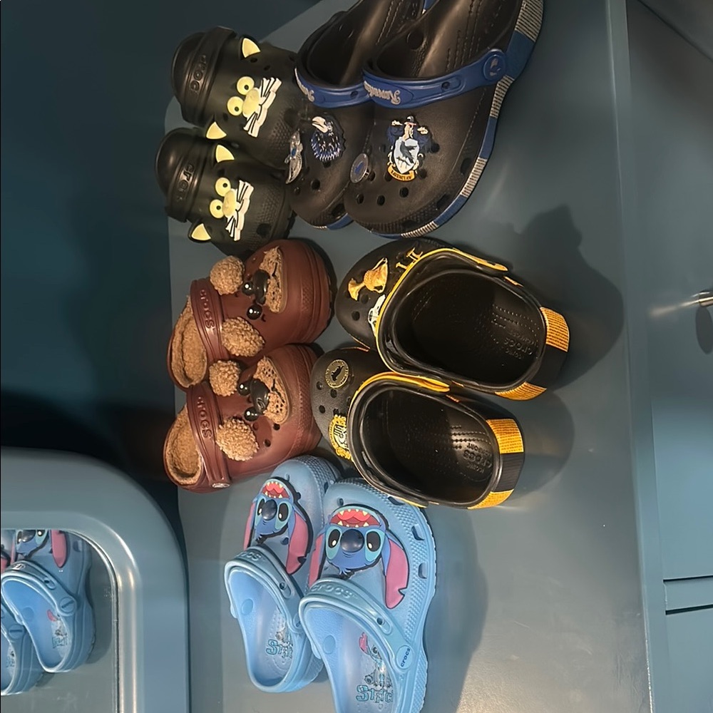 Kids Crocs - Blue, Black, Brown